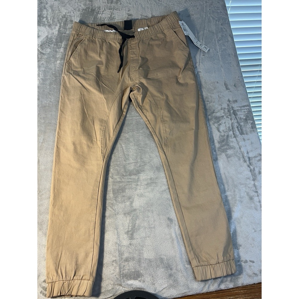 Southpole Jogger Pants Mens Size XL Tan Khaki Flex The Movement NWT